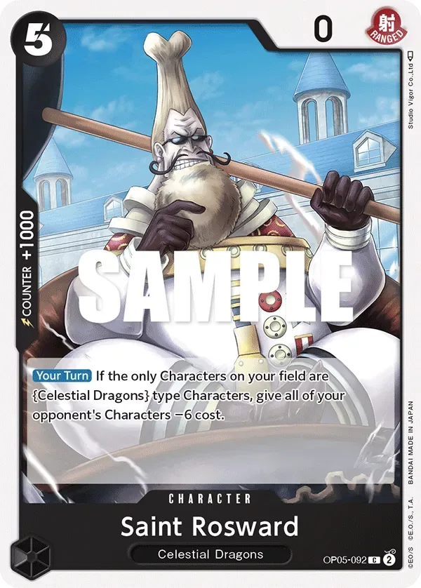 Saint Rosward #OP05-092 Awakening of the New Era One Piece card