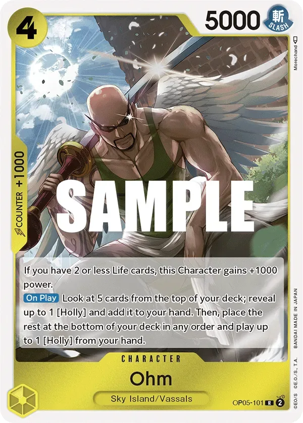 Ohm #OP05-101 Awakening of the New Era One Piece card