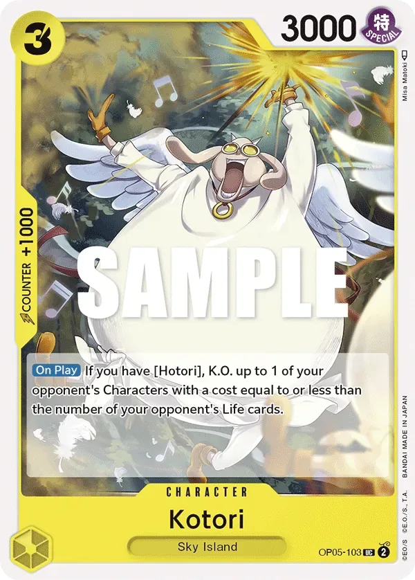 Kotori #OP05-103 Awakening of the New Era One Piece card