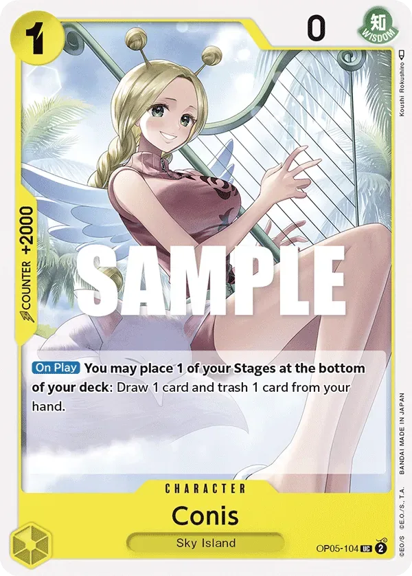 Conis #OP05-104 Awakening of the New Era One Piece card