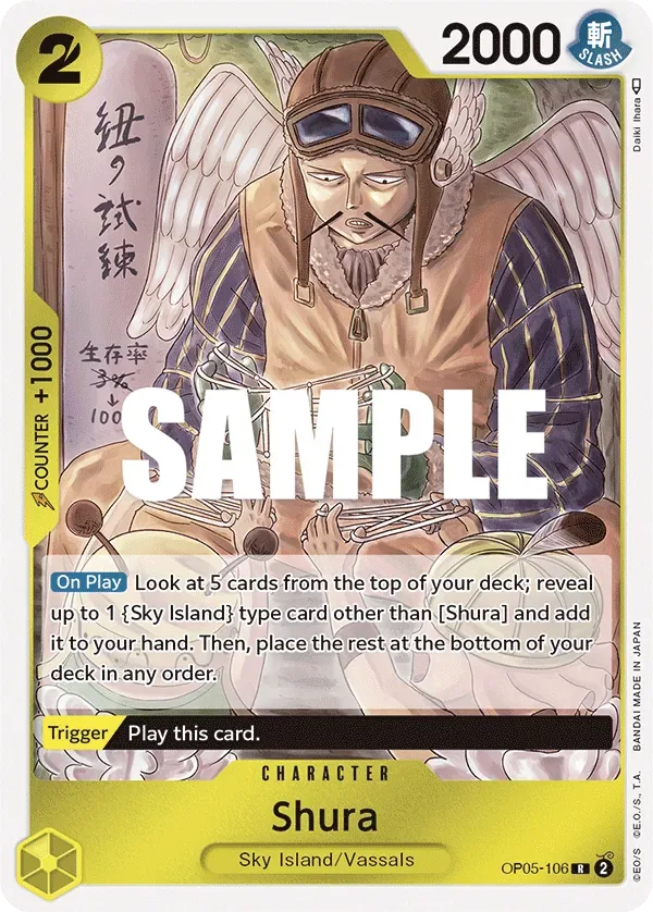 Shura #OP05-106 Awakening of the New Era One Piece card