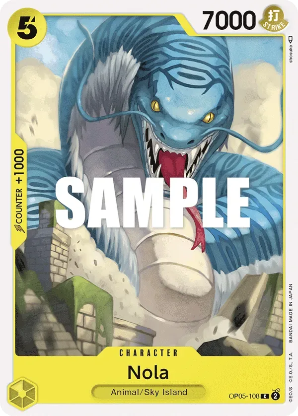 Nola #OP05-108 Awakening of the New Era One Piece card