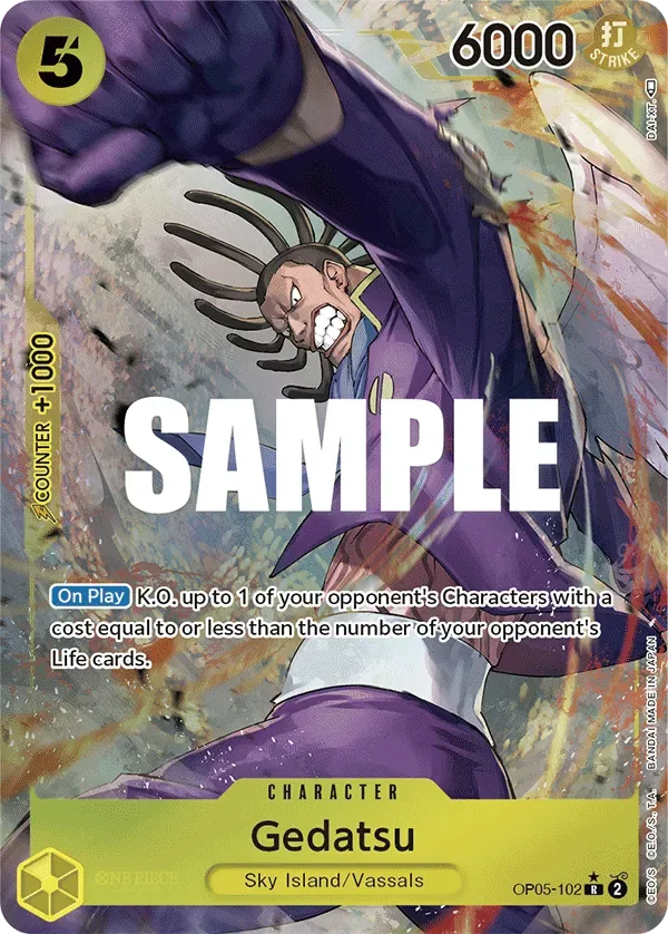 Gedatsu #OP05-102 Awakening of the New Era One Piece card