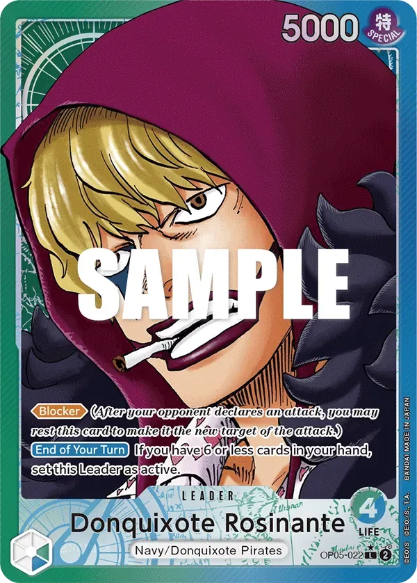 Donquixote Rosinante #OP05-022 Awakening of the New Era One Piece card
