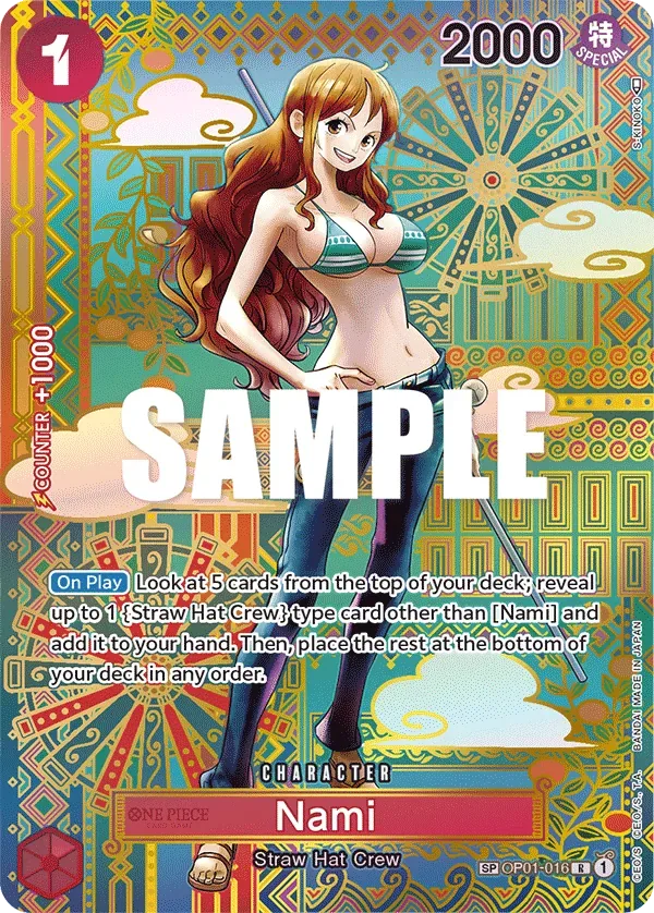 Nami #OP01-016 Awakening of the New Era One Piece card