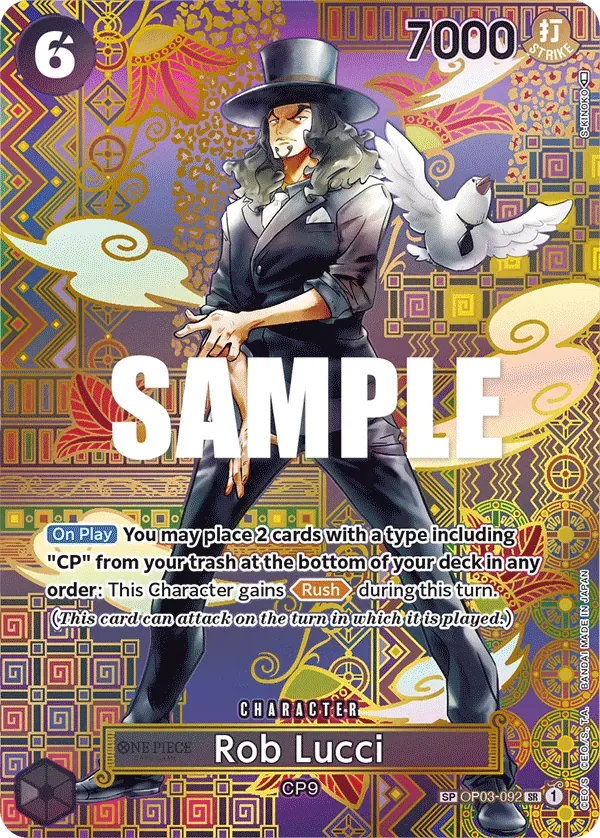 Rob Lucci #OP03-092 Awakening of the New Era One Piece card