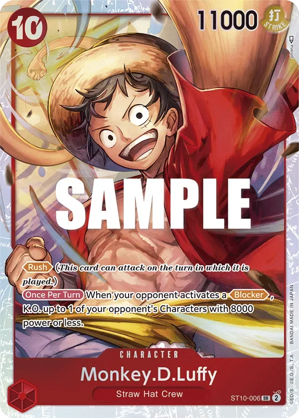 Monkey.D.Luffy #ST10-006 Ultra Deck: The Three Captains One Piece card
