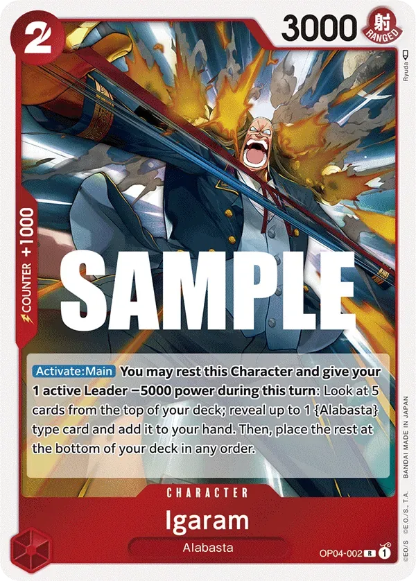 Igaram #OP04-002 Kingdoms of Intrigue One Piece card