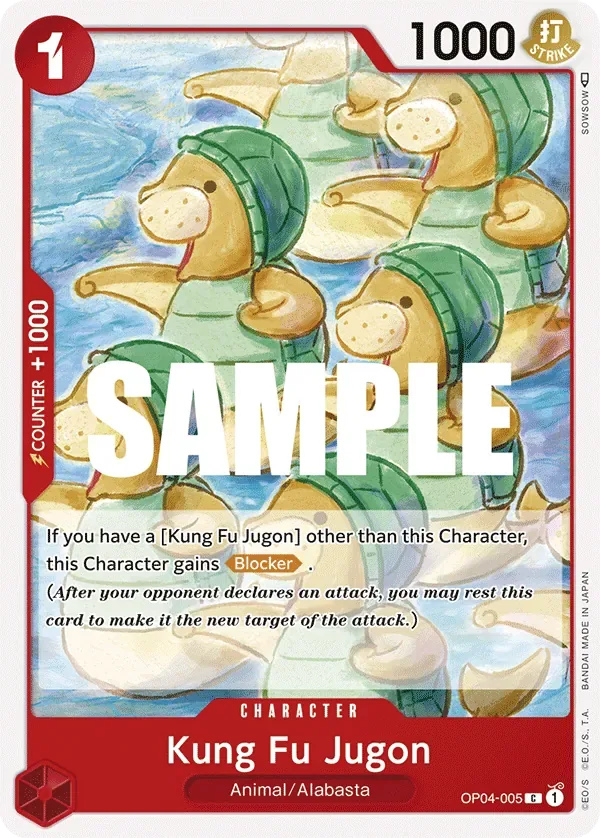 Kung Fu Jugon #OP04-005 Kingdoms of Intrigue One Piece card