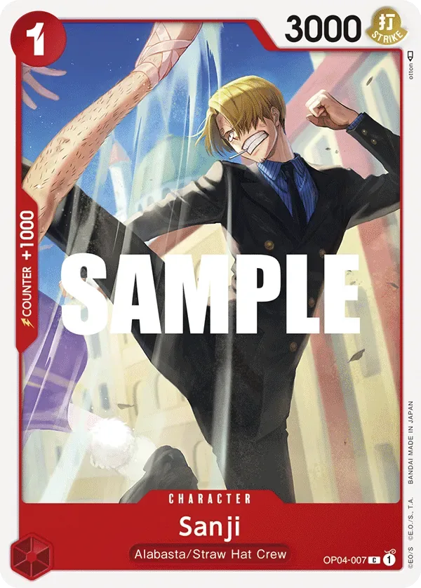 Sanji #OP04-007 Kingdoms of Intrigue One Piece card