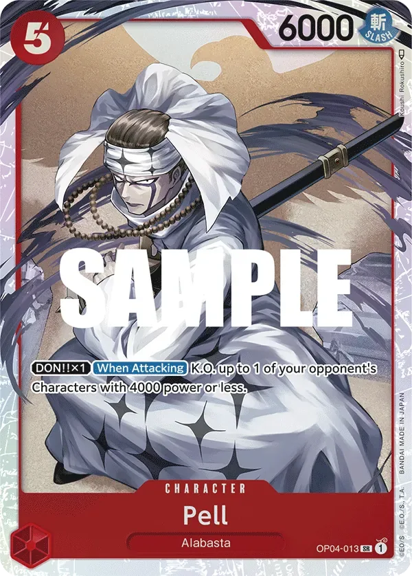 Pell #OP04-013 Kingdoms of Intrigue One Piece card