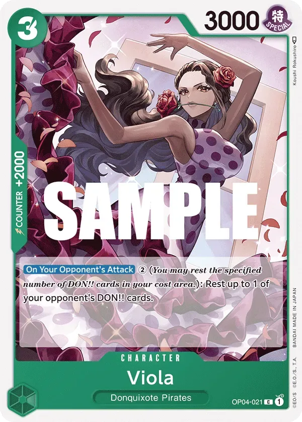 Viola #OP04-021 Kingdoms of Intrigue One Piece card
