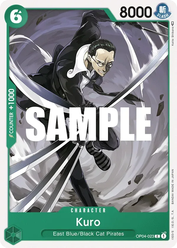 Kuro #OP04-023 Kingdoms of Intrigue One Piece card