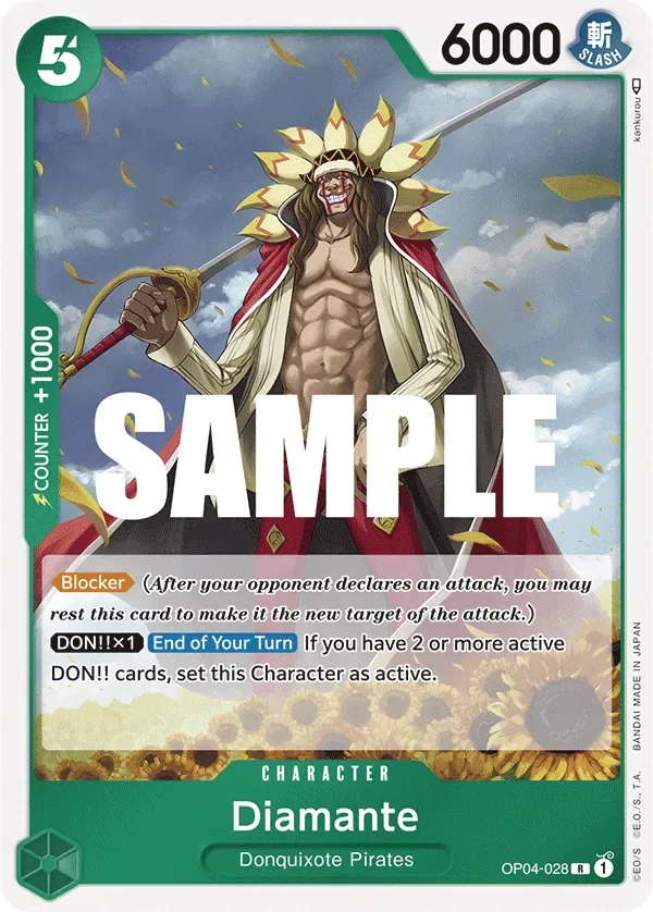 Diamante #OP04-028 Kingdoms of Intrigue One Piece card