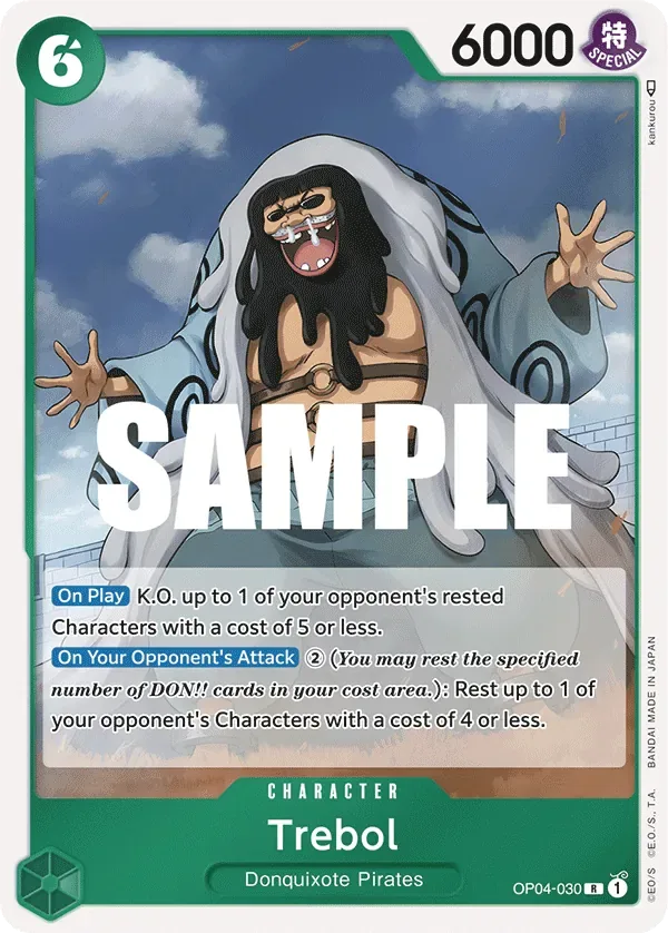Trebol #OP04-030 Kingdoms of Intrigue One Piece card