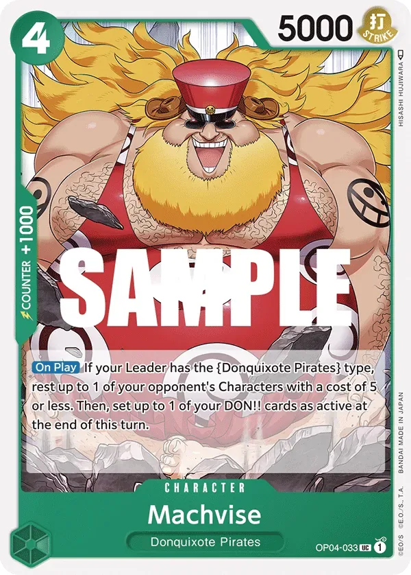 Machvise #OP04-033 Kingdoms of Intrigue One Piece card