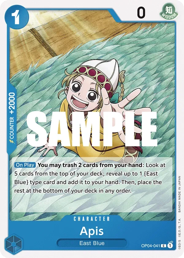 Apis #OP04-041 Kingdoms of Intrigue One Piece card