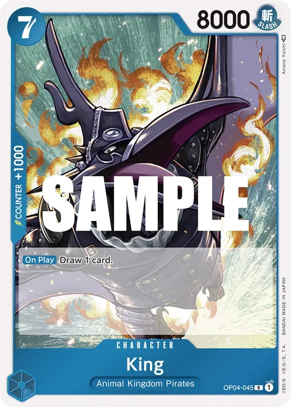 King #OP04-045 Kingdoms of Intrigue One Piece card
