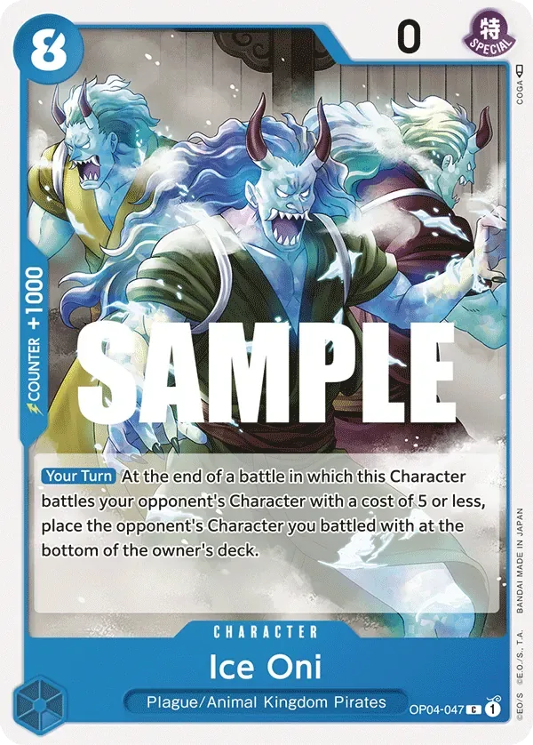 Ice Oni #OP04-047 Kingdoms of Intrigue One Piece card
