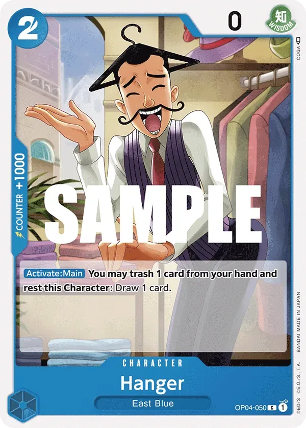 Hanger #OP04-050 Kingdoms of Intrigue One Piece card