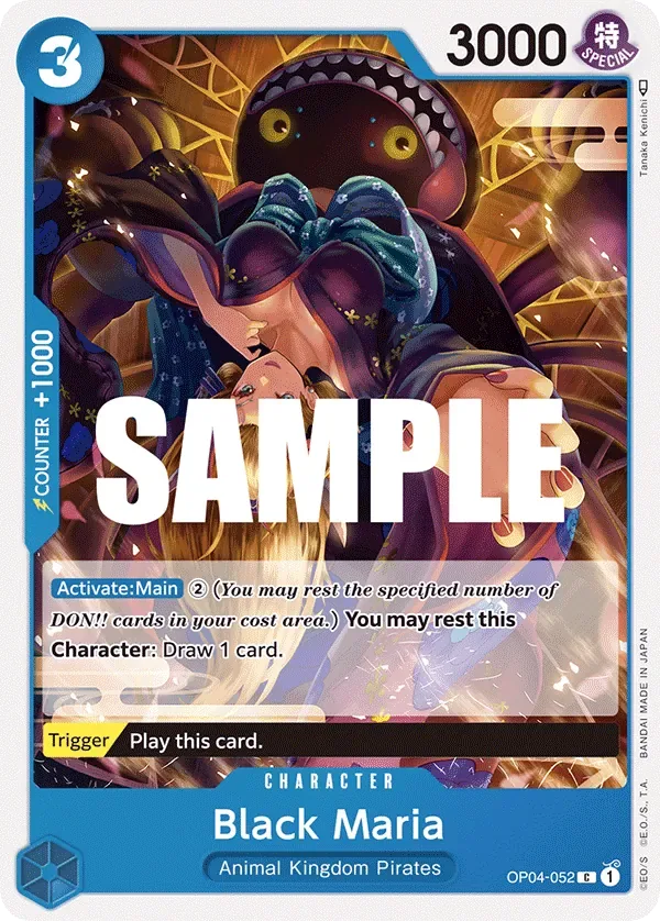 Black Maria #OP04-052 Kingdoms of Intrigue One Piece card