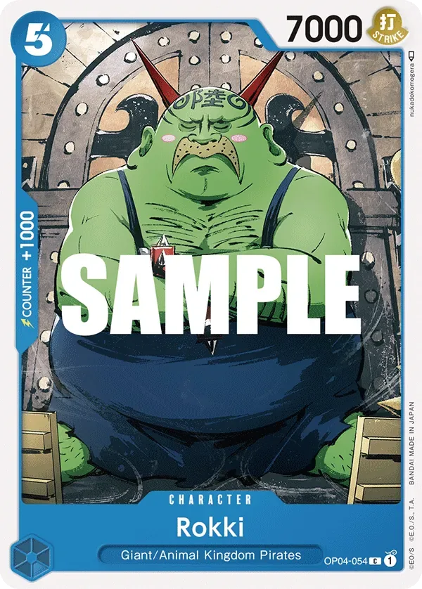 Rokki #OP04-054 Kingdoms of Intrigue One Piece card