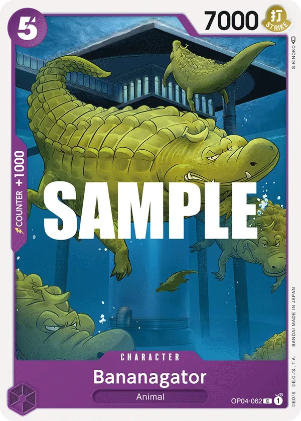 Bananagator #OP04-062 Kingdoms of Intrigue One Piece card