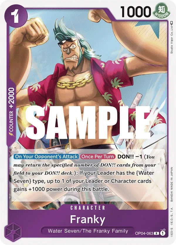 Franky #OP04-063 Kingdoms of Intrigue One Piece card