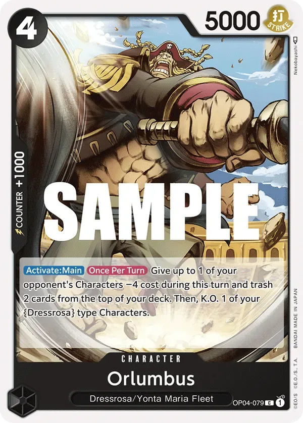 Orlumbus #OP04-079 Kingdoms of Intrigue One Piece card