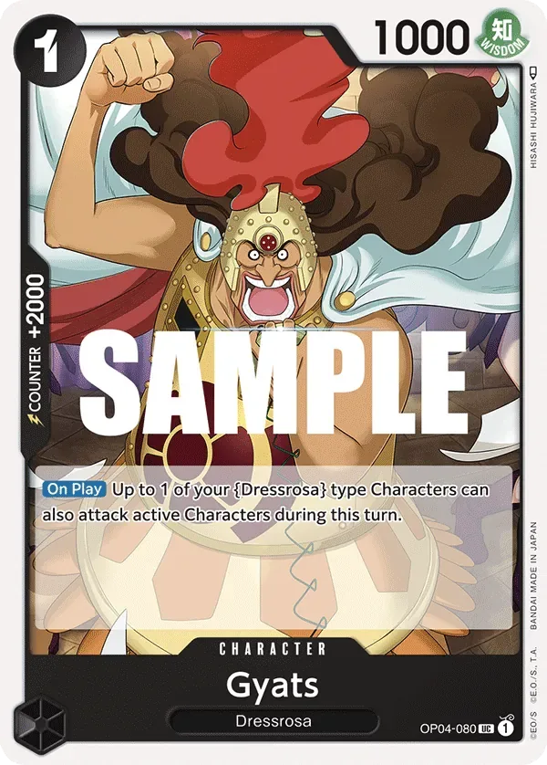 Gyats #OP04-080 Kingdoms of Intrigue One Piece card