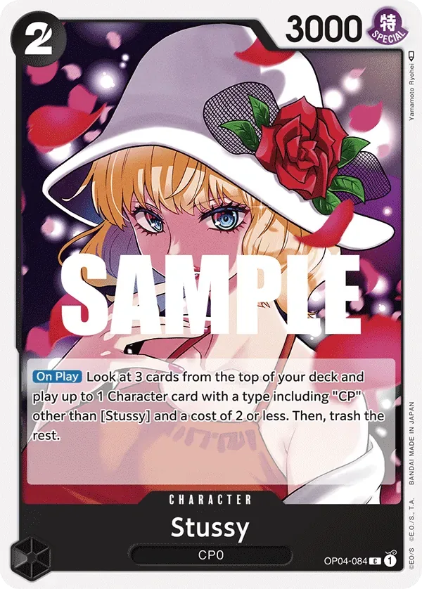 Stussy #OP04-084 Kingdoms of Intrigue One Piece card
