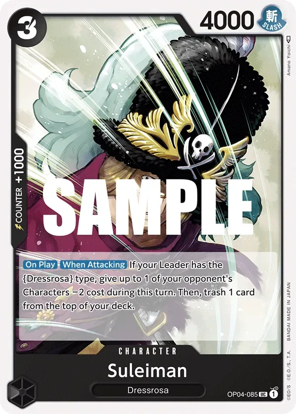 Suleiman #OP04-085 Kingdoms of Intrigue One Piece card