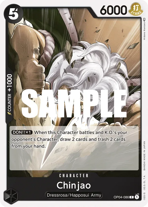 Chinjao #OP04-086 Kingdoms of Intrigue One Piece card
