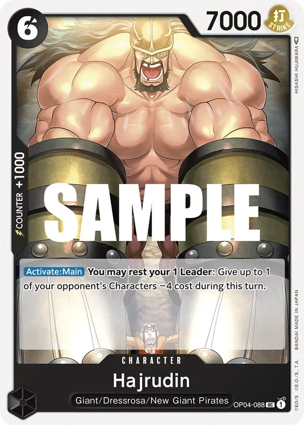 Hajrudin #OP04-088 Kingdoms of Intrigue One Piece card