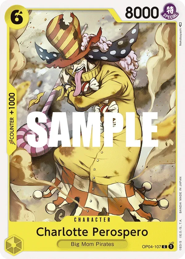 Charlotte Perospero #OP04-107 Kingdoms of Intrigue One Piece card