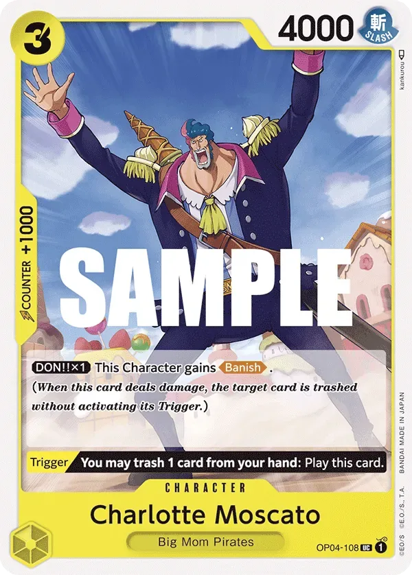Charlotte Moscato #OP04-108 Kingdoms of Intrigue One Piece card