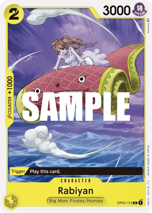Rabiyan #OP04-113 Kingdoms of Intrigue One Piece card