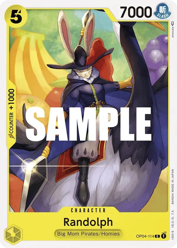 Randolph #OP04-114 Kingdoms of Intrigue One Piece card