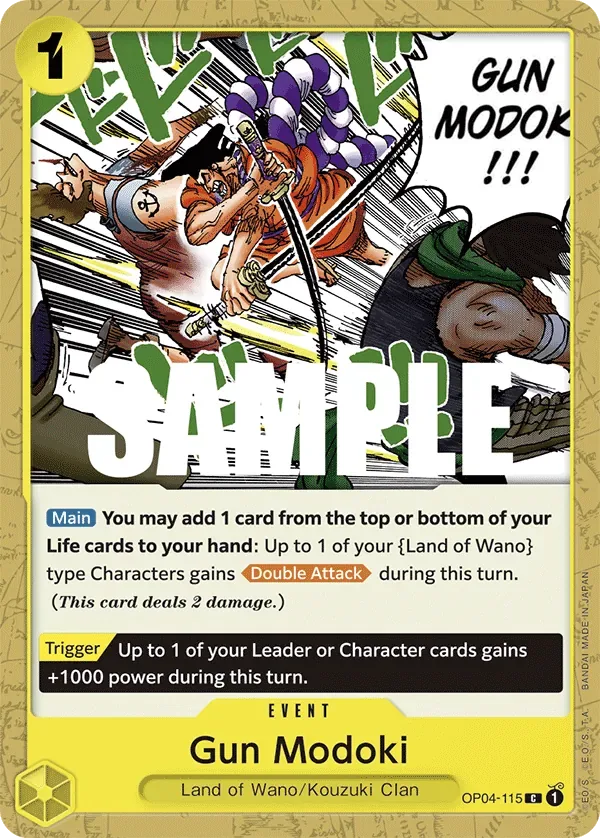 Gun Modoki #OP04-115 Kingdoms of Intrigue One Piece card