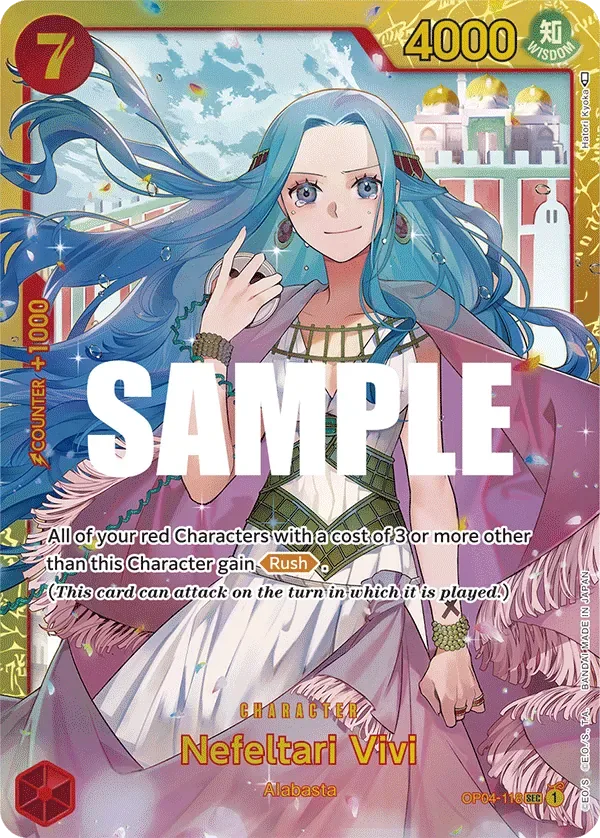 Nefeltari Vivi #OP04-118 Kingdoms of Intrigue One Piece card