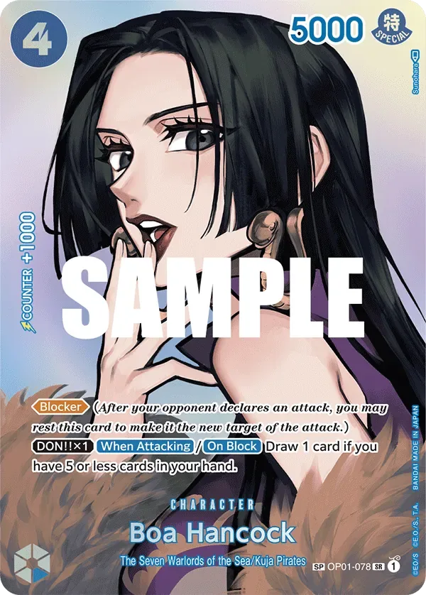 Boa Hancock #OP01-078 Kingdoms of Intrigue One Piece card