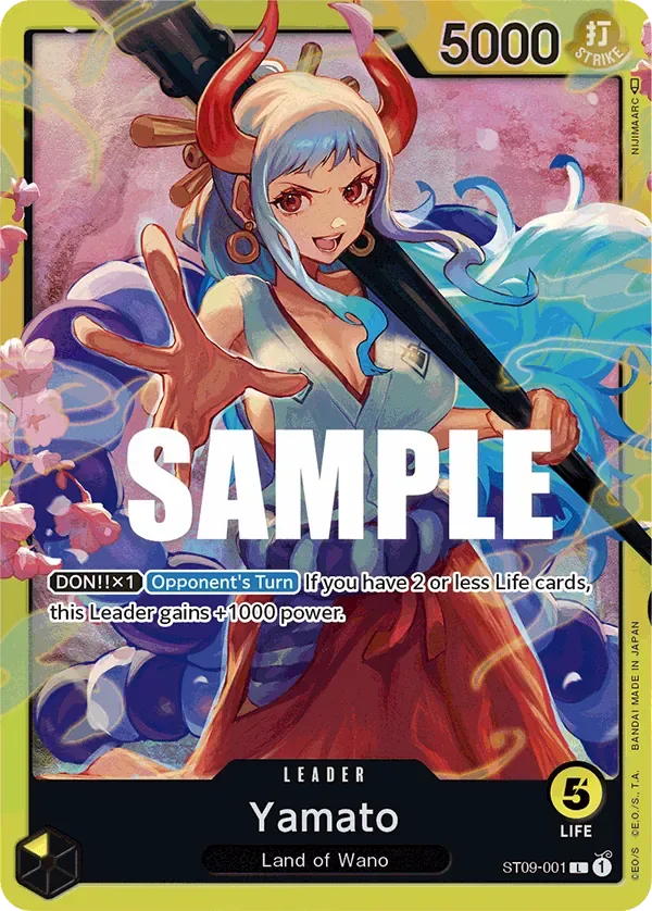 Yamato #ST09-001 Yamato One Piece card