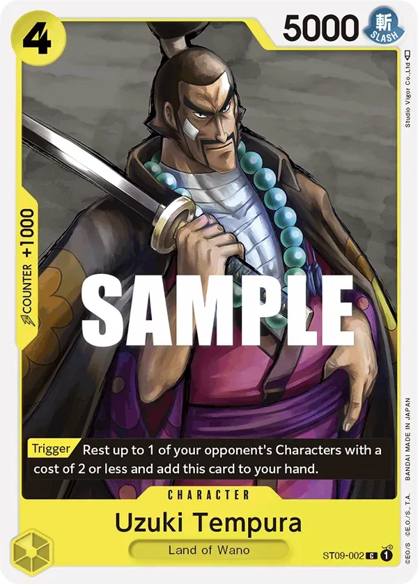 Uzuki Tempura #ST09-002 Yamato One Piece card