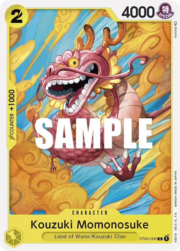 Kouzuki Momonosuke #ST09-006 Yamato One Piece card