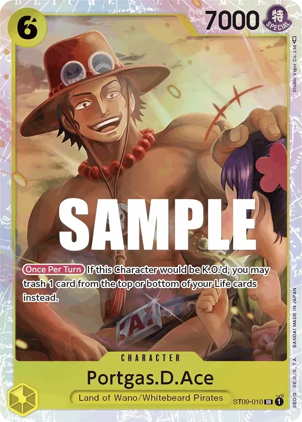 Portgas.D.Ace #ST09-010 Yamato One Piece card