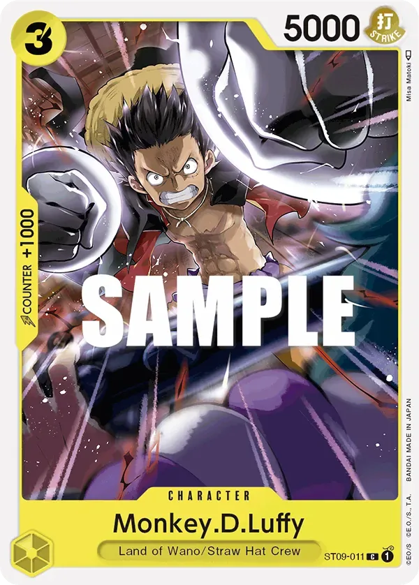 Monkey.D.Luffy #ST09-011 Yamato One Piece card