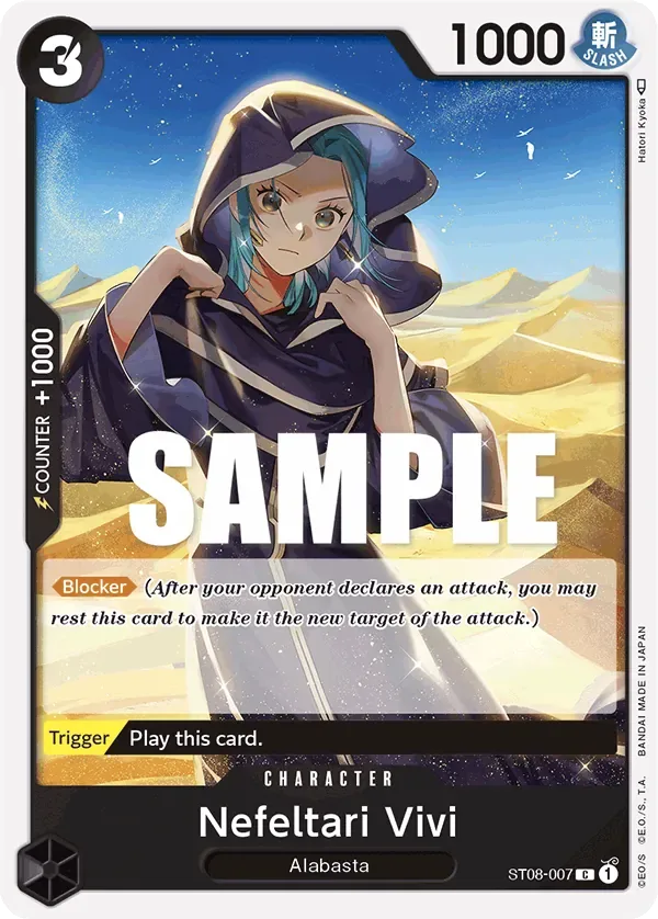 Nefeltari Vivi #ST08-007 Monkey D. Luffy One Piece card