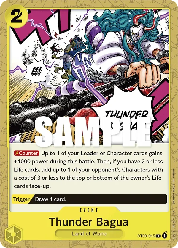 Thunder Bagua #ST09-015 Yamato One Piece card