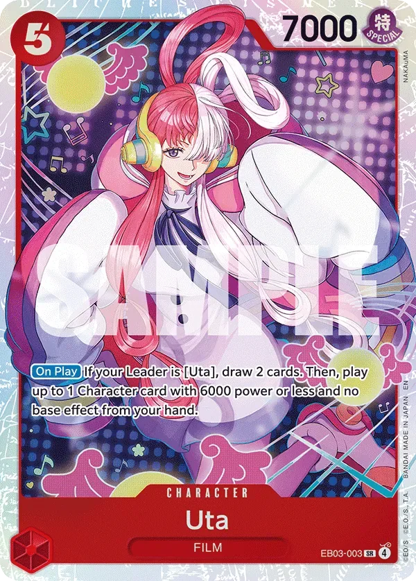 Uta #EB03-003 Heroines Edition One Piece card