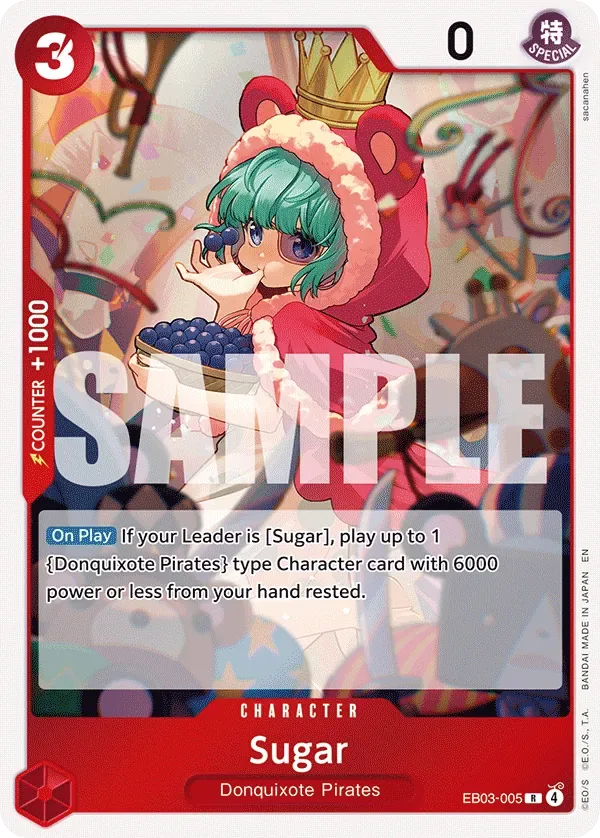 Sugar #EB03-005 Heroines Edition One Piece card